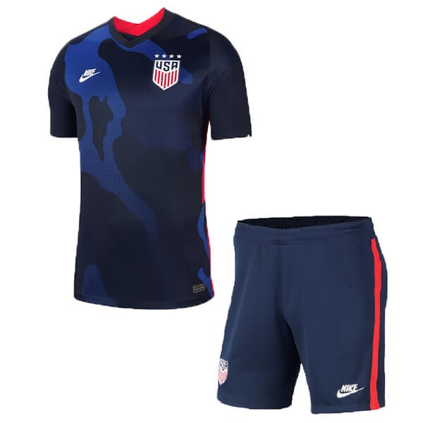 Camiseta Estados Unidos Replica Segunda Ropa Niños 2020 Azul